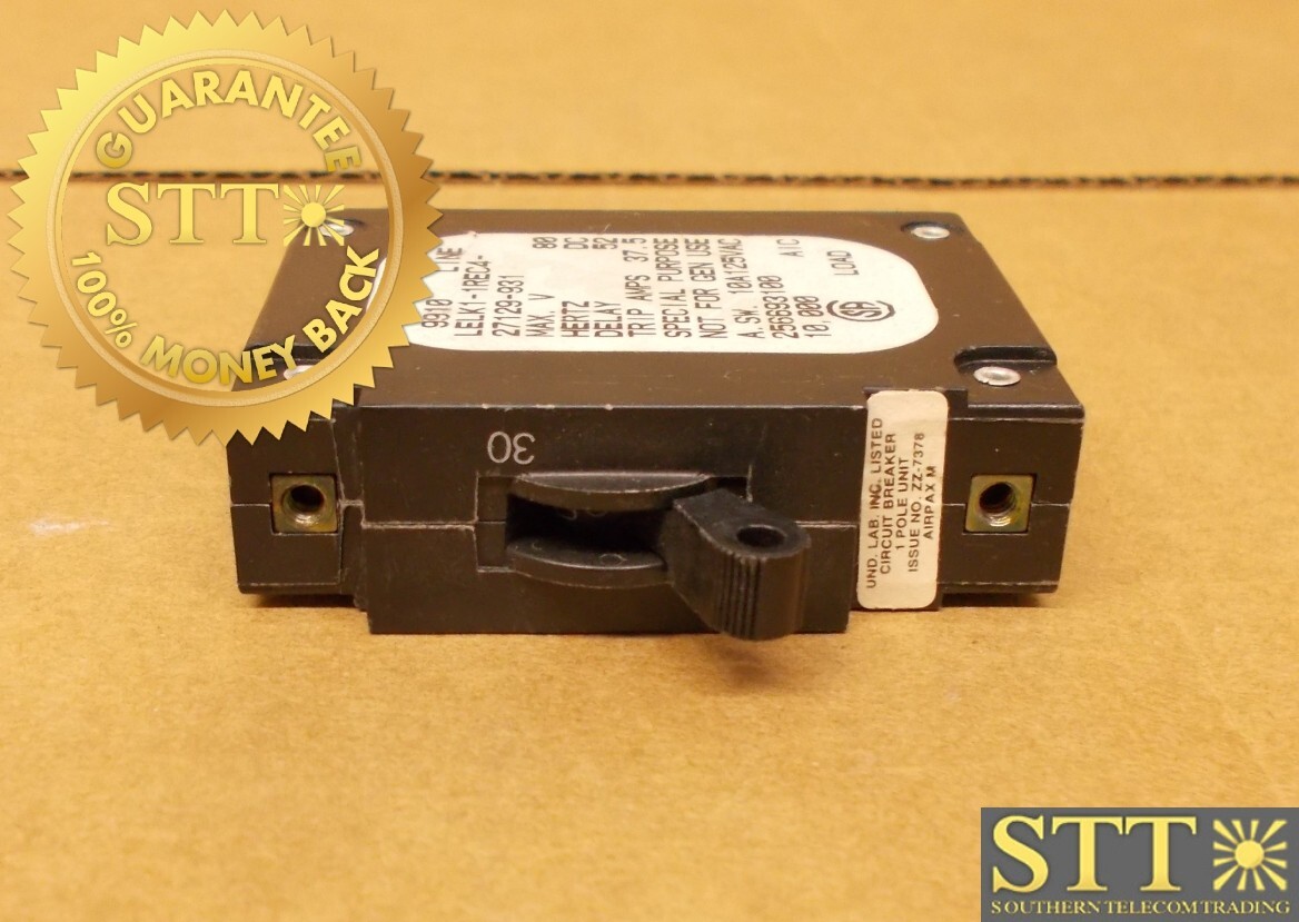 LELK1-1REC4-27129-931 AIRPAX CIRCUIT BREAKER 30A DUAL STUD 3/16