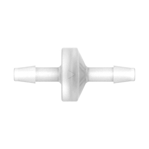 (5) Five 3/16" Kynar Standard Check Valve with Viton™ Diaphragm