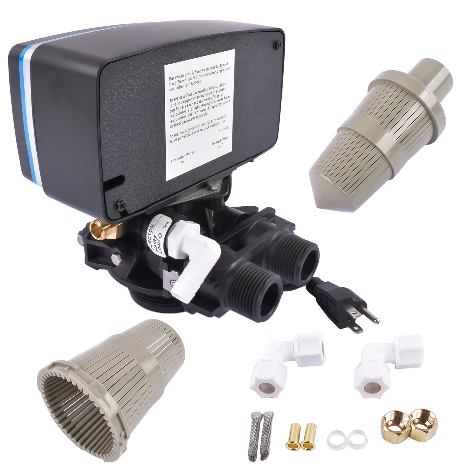 Whole House 5600 Water Softener Timer Control Valve 12-Day for 9''-11'' Diameter