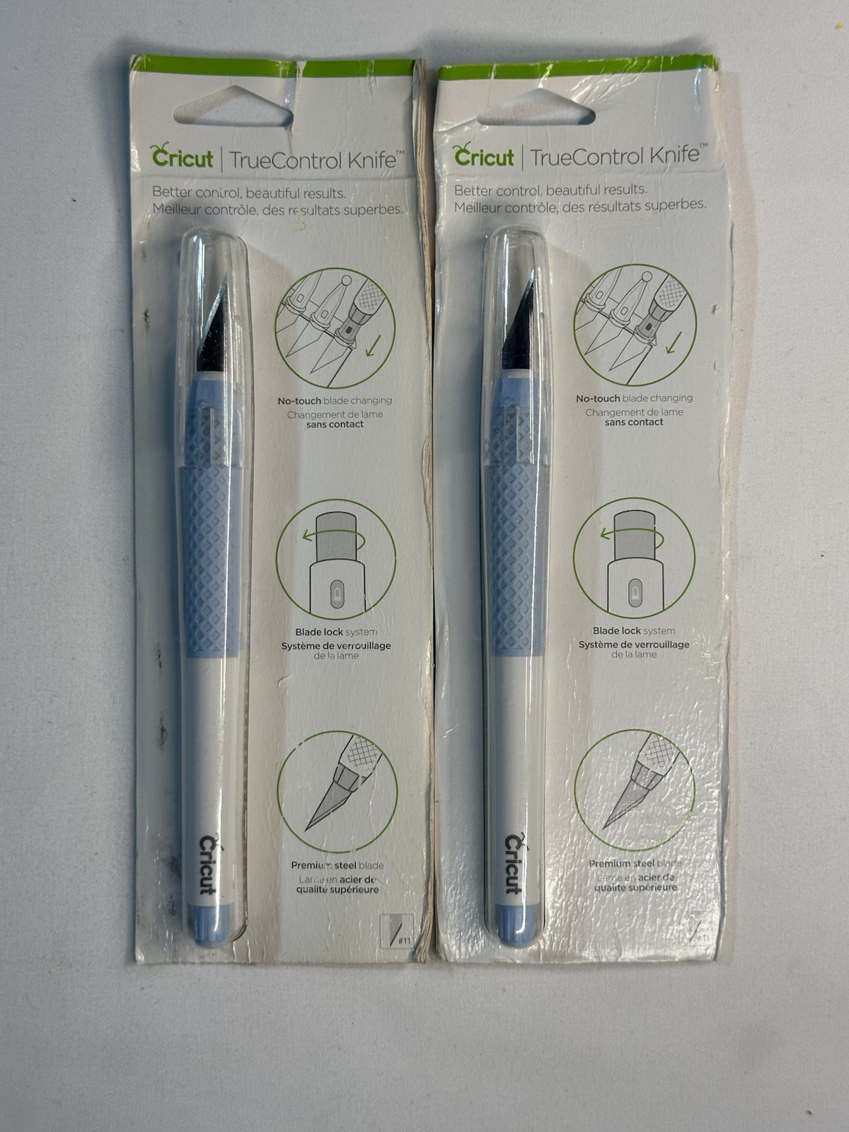Cricut TRUE CONTROL CRAFT KNIFE Blue 2004796 Pack of 2!