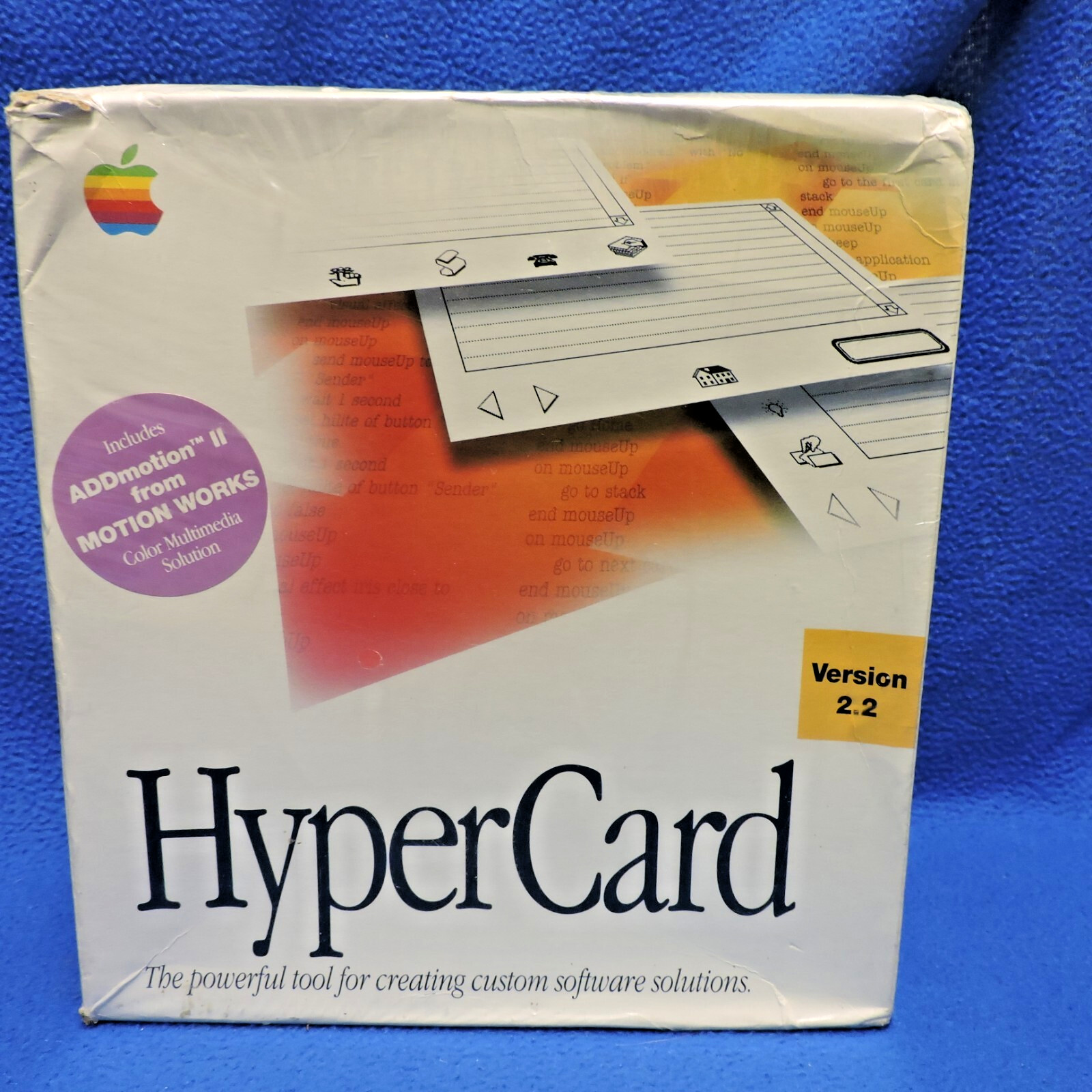 Vintage HyperCard Software Version 2.2 M2365LL/A New Still Sealed