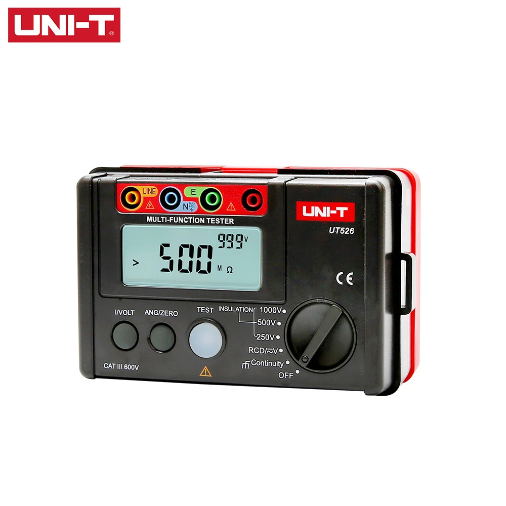 UNIT UT526 Digital Electric Electrical Insulation Tester Earth Resistance Meter