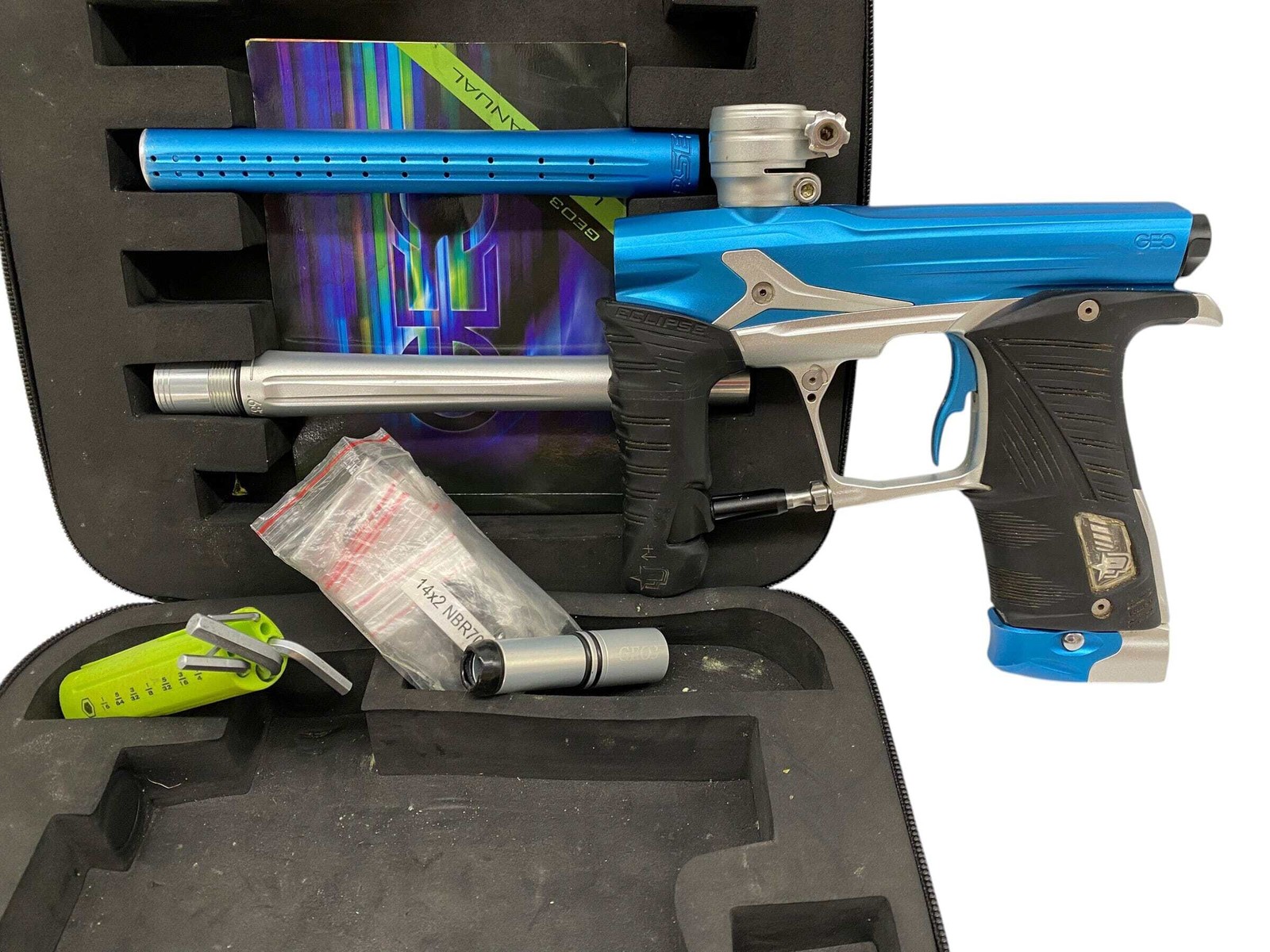 Planet Eclipse Geo 3.1 Teal/Silver Paintball Gun
