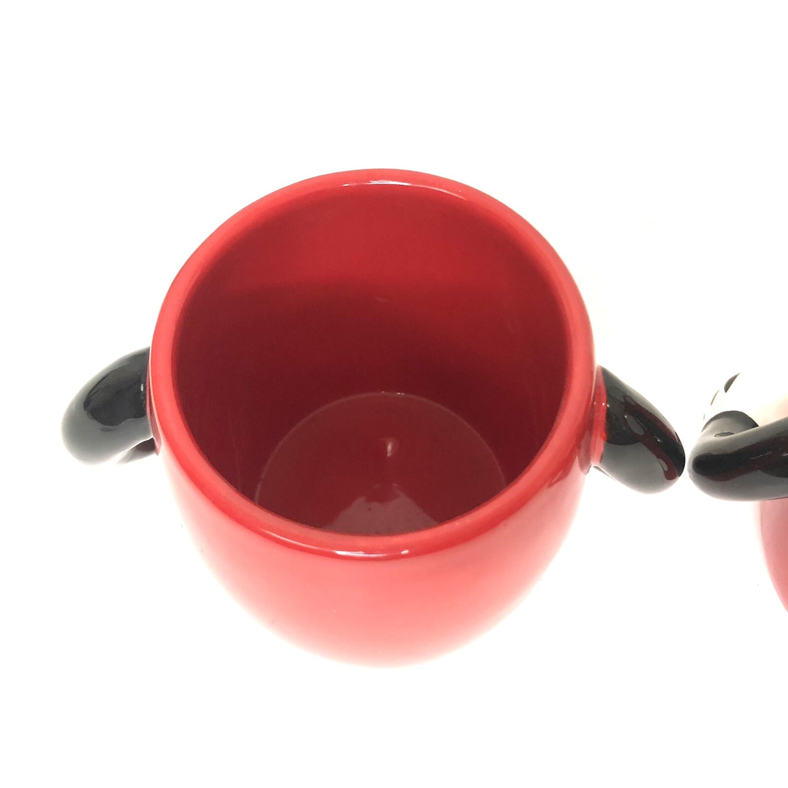 Disney Minnie & Mickey Mouse Arm Handle Mug Set His & Hers
