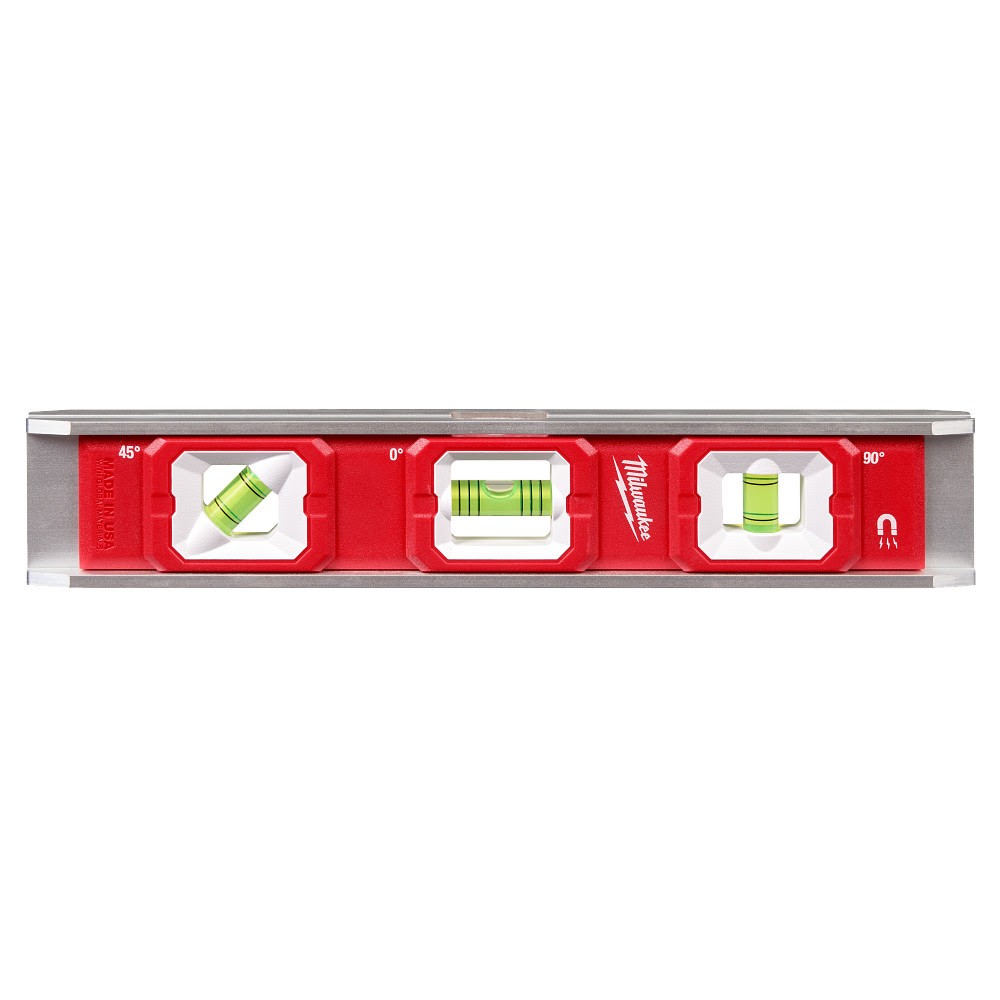 Milwaukee 48-22-5106 10in Magnetic Torpedo Level 3 Vial Aluminum