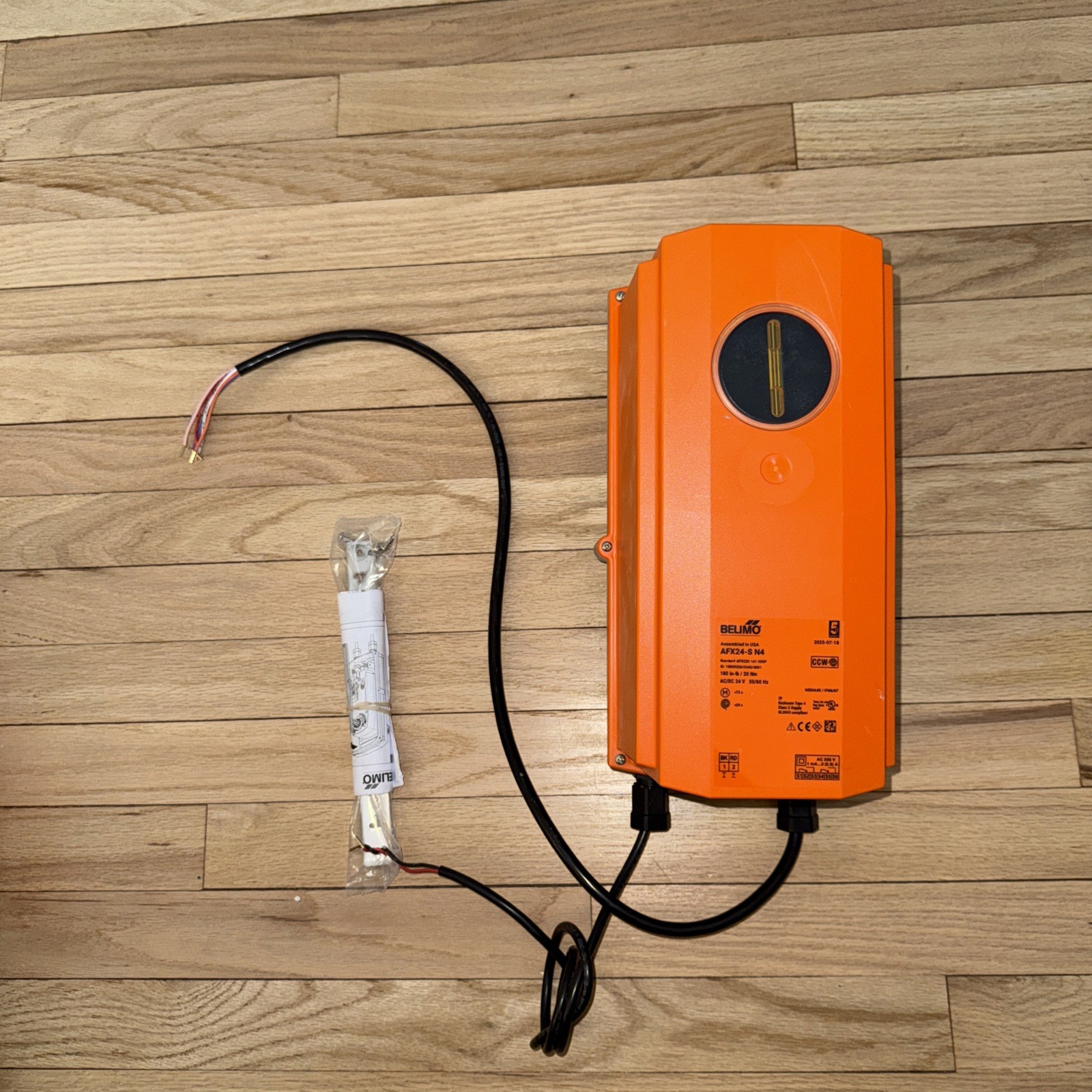 Belimo NFB24-S N4 ACTUATOR, 90"#, SPRING, SW, N4 -NEW OLD STOCK - FREE SHIPPING