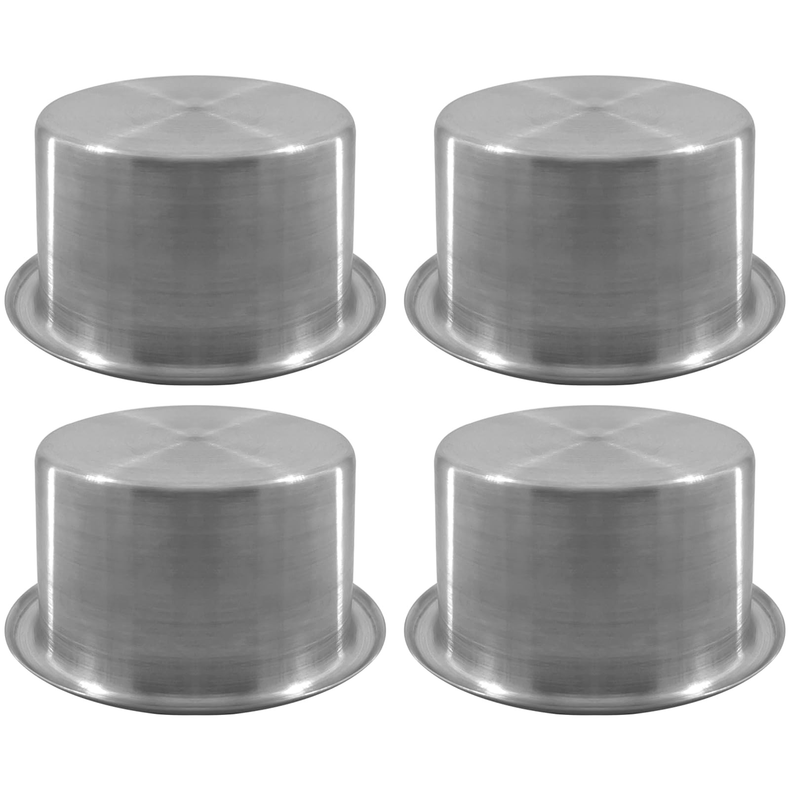 ISURE MARINE 4Pcs 3" Stainless Steel Drop-in Anti-Spill Cup 2.8 inches, 4pcs
