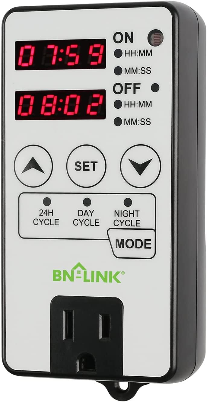 BN-LINK Timer Outlet Short Period Repeat Cycle Intermittent Digital Timer