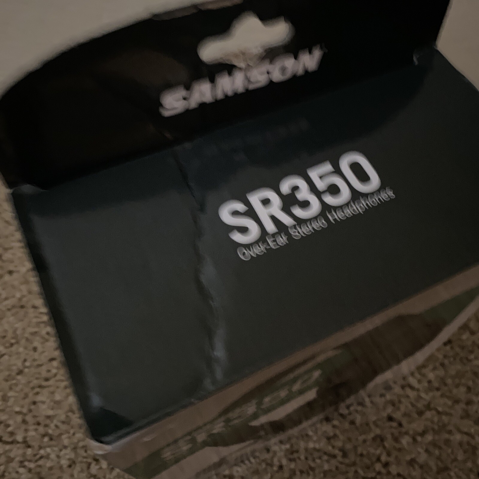 Samson SR350 Over-Ear Stereo Headphones (Black)