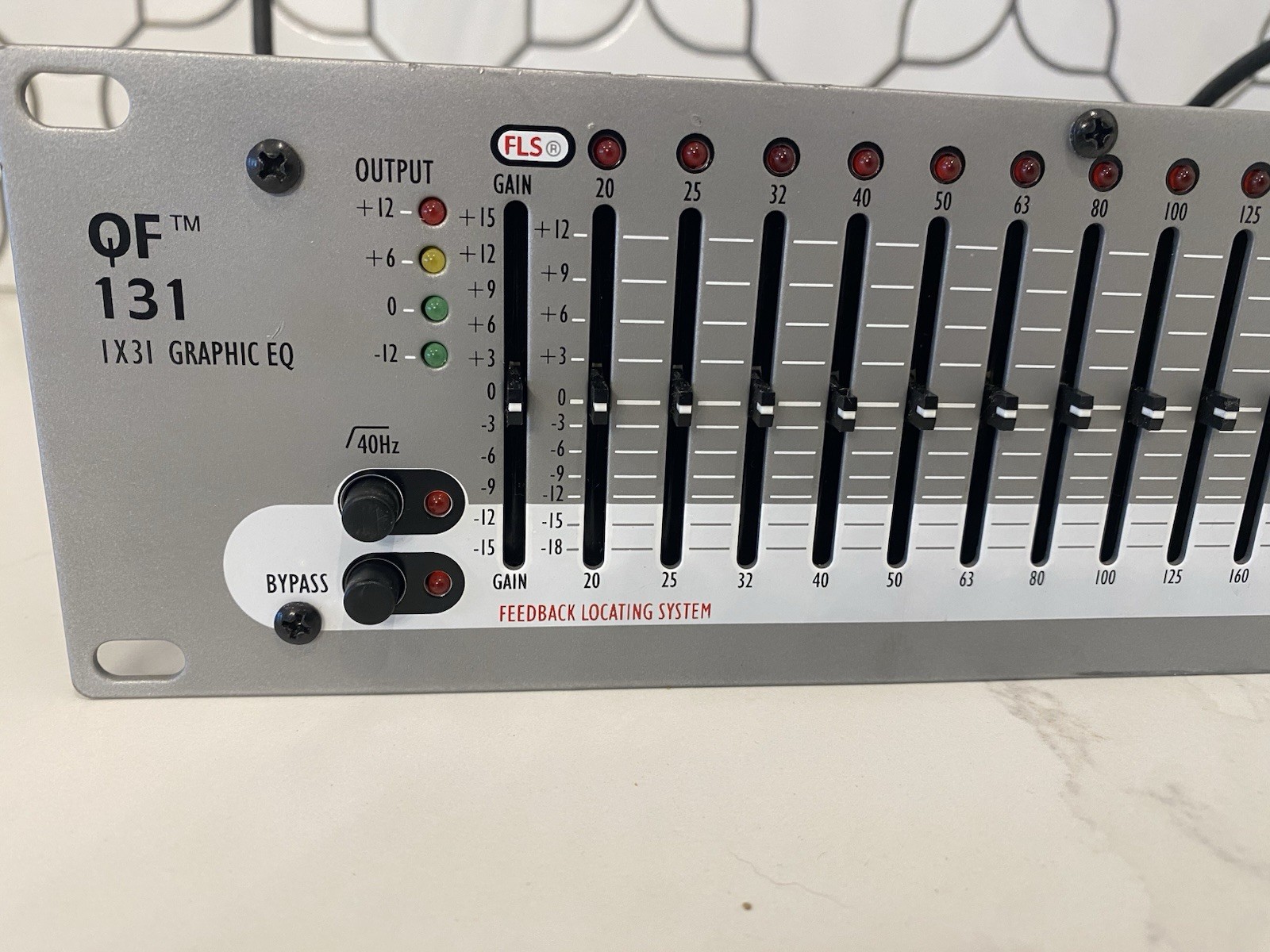 Peavey QF131 Graphic Equalizer w/Power Cord