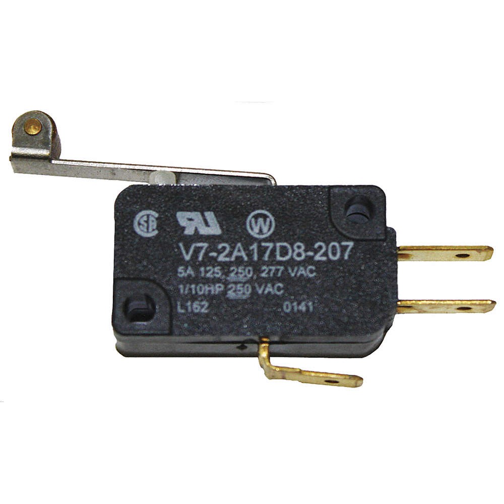HONEYWELL V7-2A17D8-207 MiniSnapActionSwitch,RollerLever,1NO/1NC 24A275