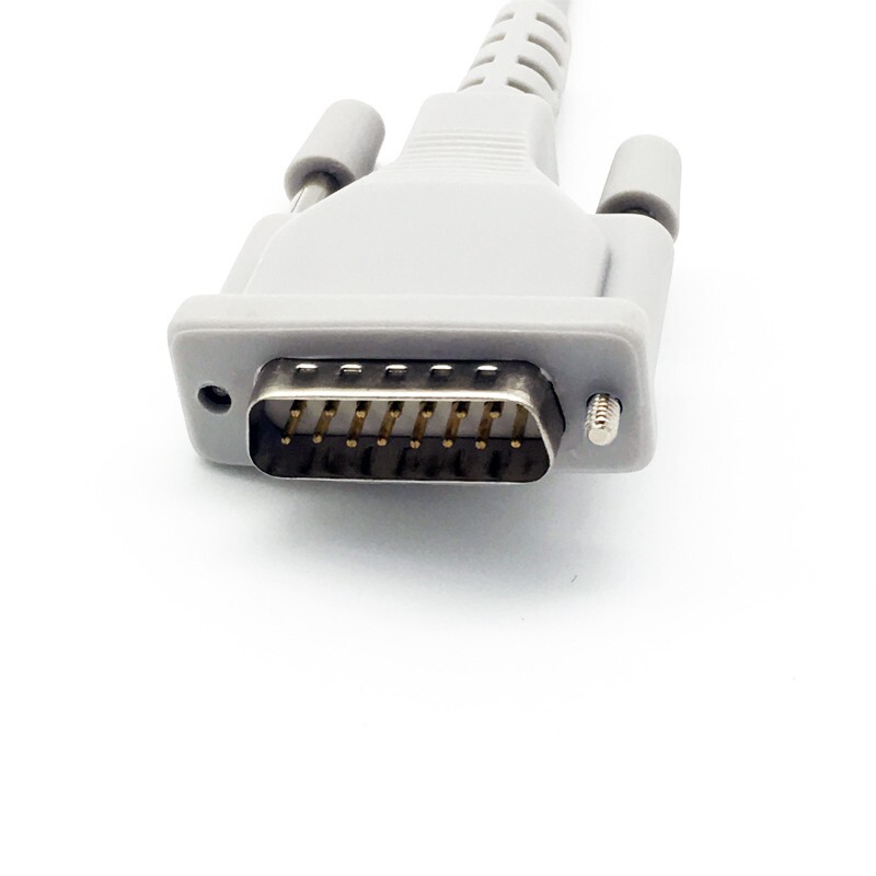 ECG EKG Leadwire Cable 10-Leads, Banana 4.0 AHA,for Schiller/Bionet(Short screw)