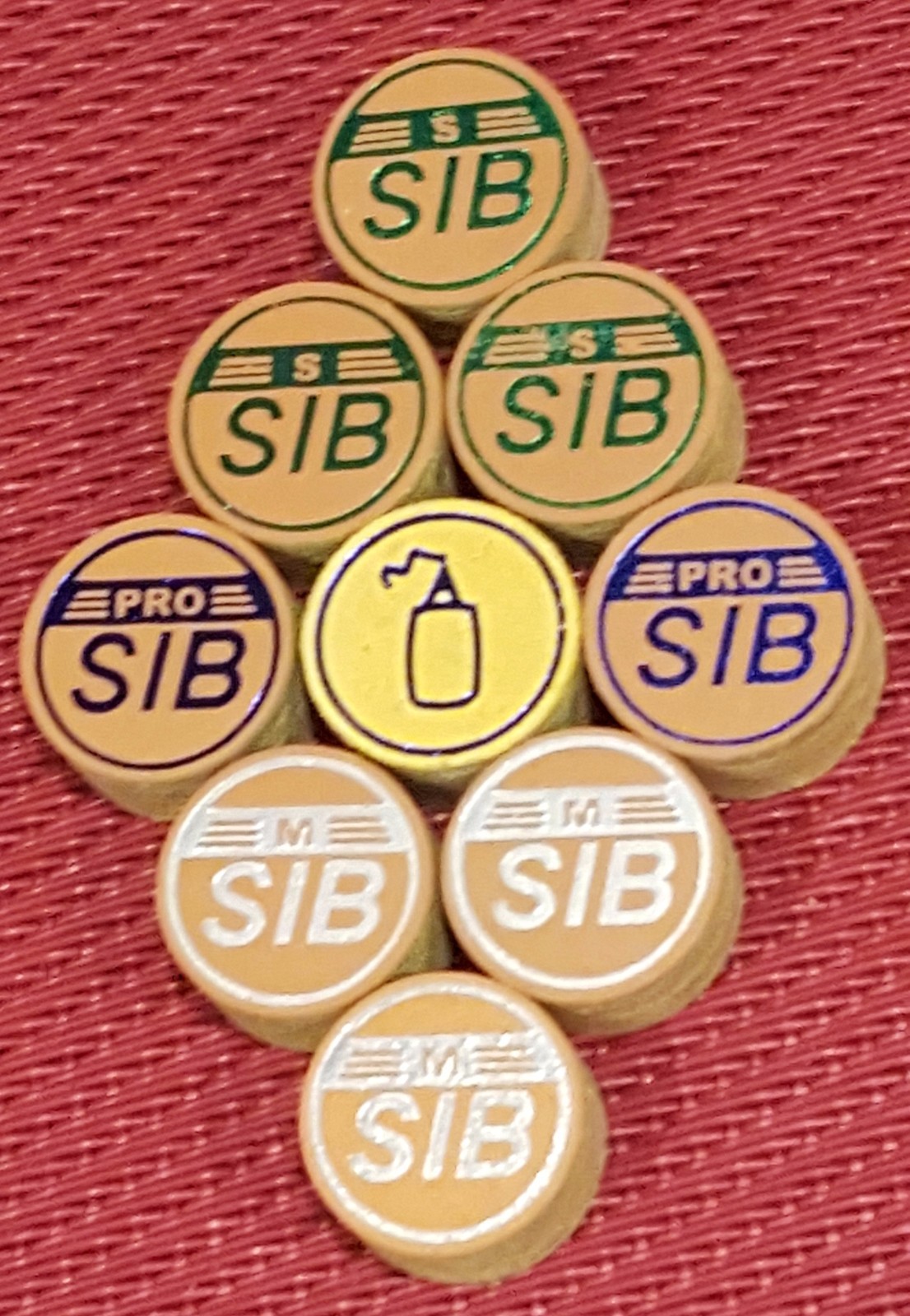 SIB premium Layered Cue Tips (15 pack)(14MM) best for cue lathe installation.