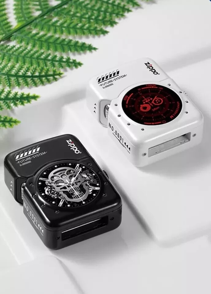 Zippo Smart Lighter Black Or White Touch Screen
