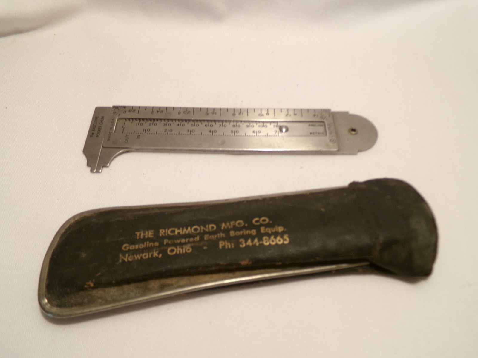 The Executive Pocket Chum Caliper/Protractor