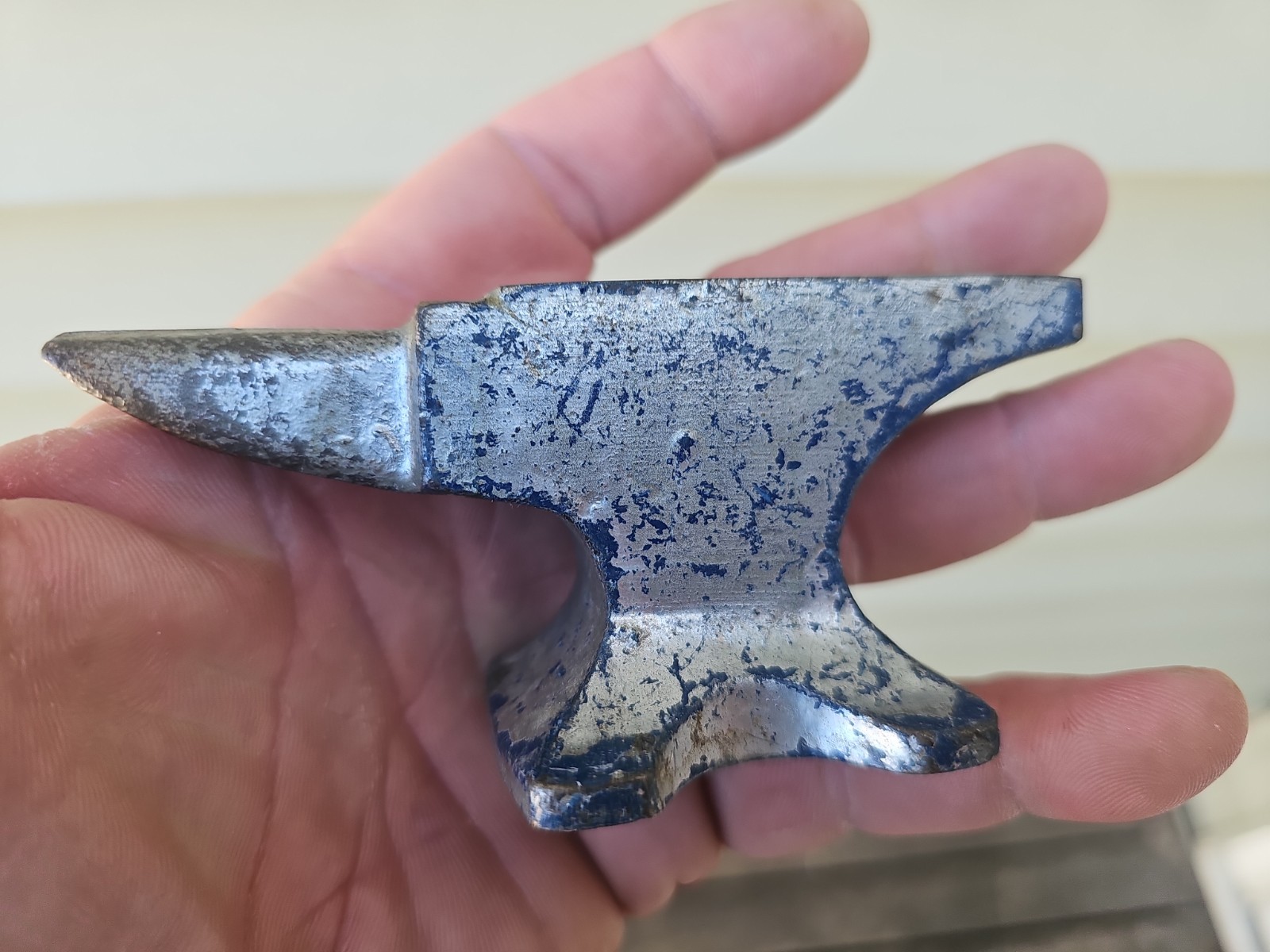 Mini Vintage Anvil  Jewelry Maker Paper Weight 3.5" Long