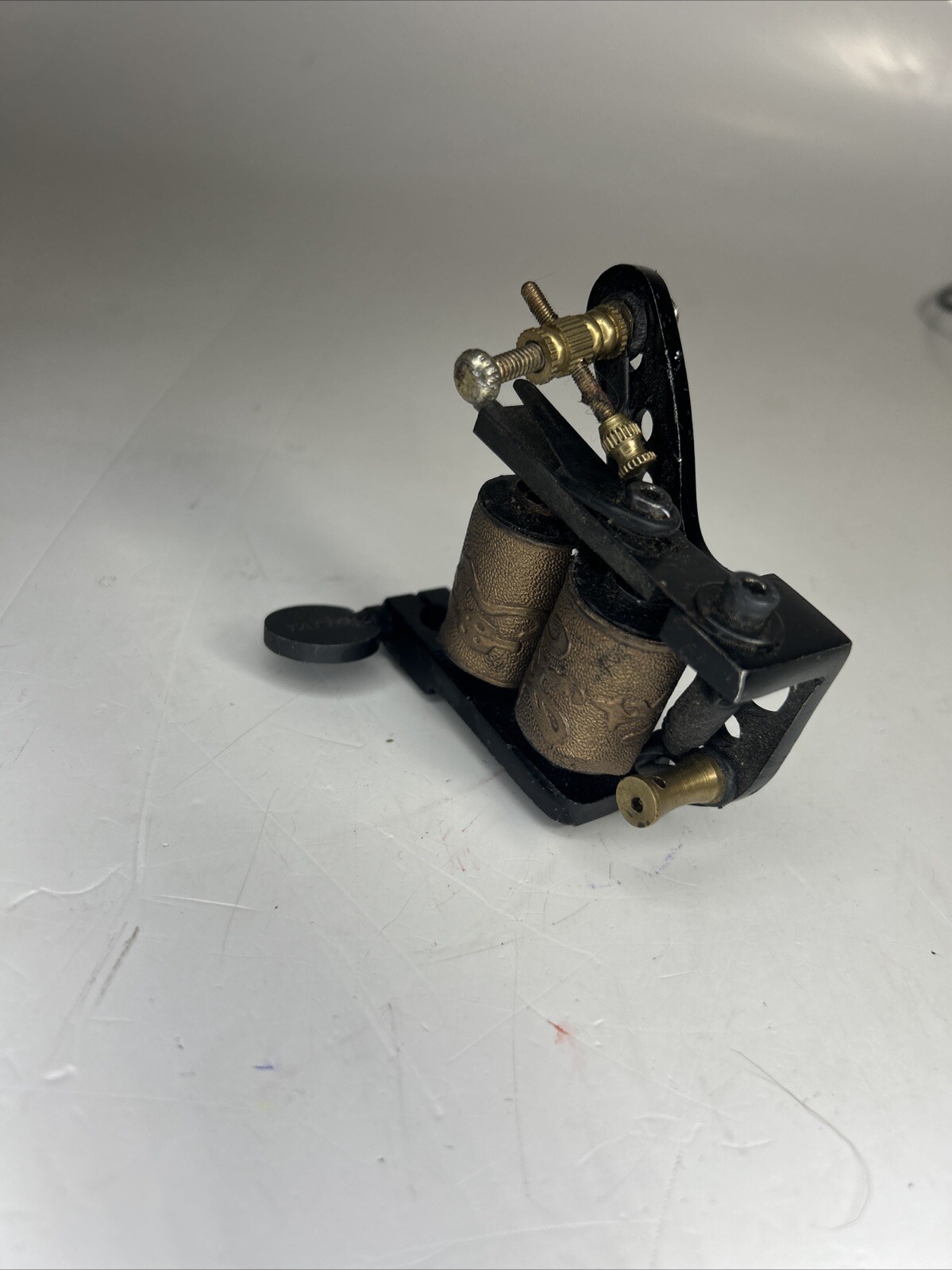 Tattoo Coil Machine Iron Liner Shader Tattoo Gun Hand Made Black Used