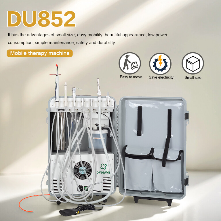 Mobile Dental Unit Surgical Treatment Device Built-in Oil-free Air Compressor
