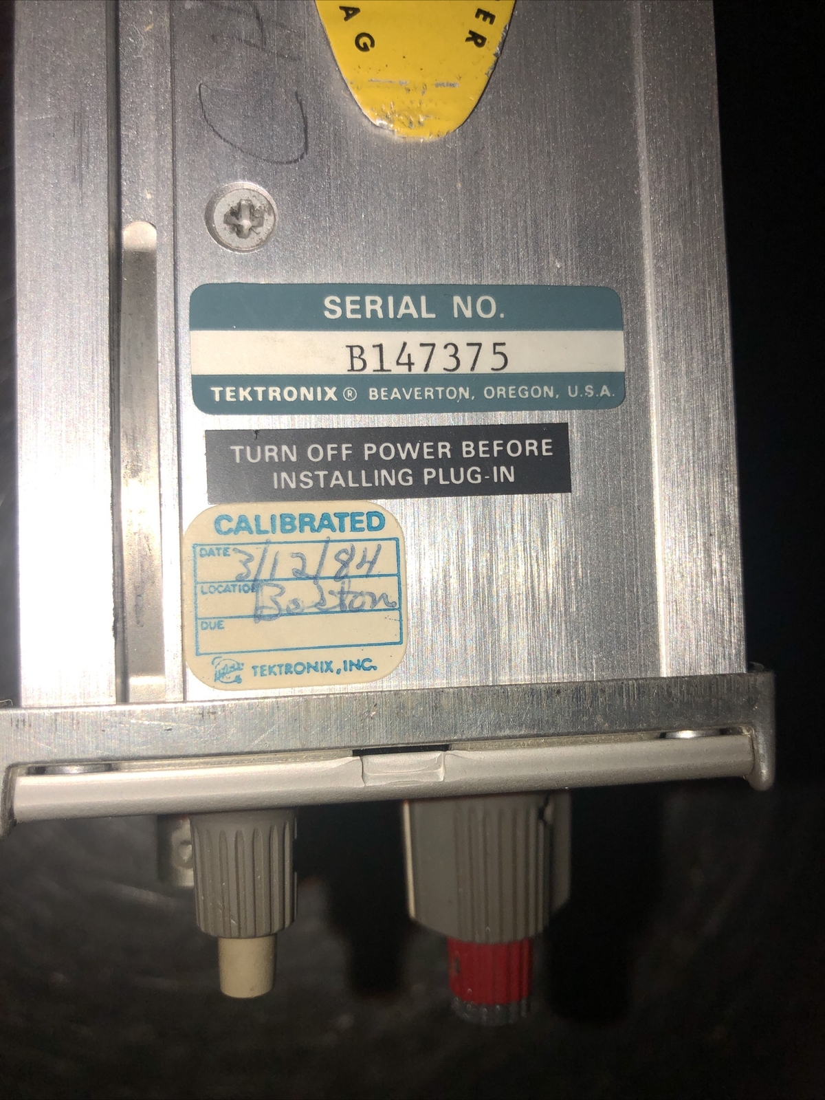 Tekronix Dual Trace Amplifier Module Unit model 7A18