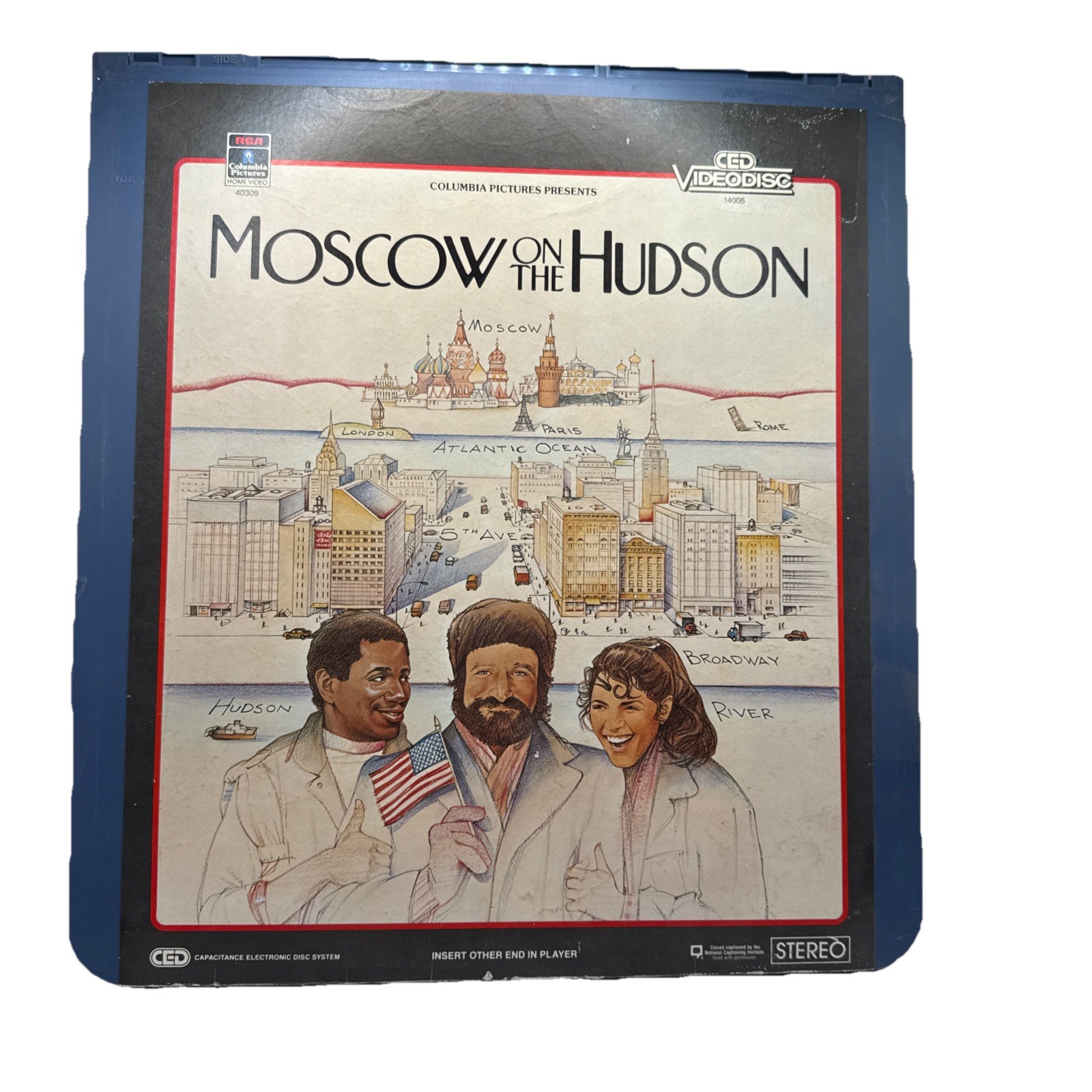 RCA Selectavision CED Videodisc, Moscow On The Hudson, Robin Williams