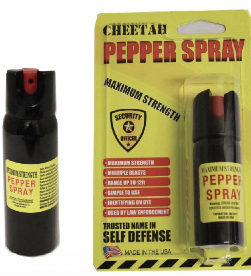 Cheetah Maximum Strength Pepper Spray Self Defense USA Made