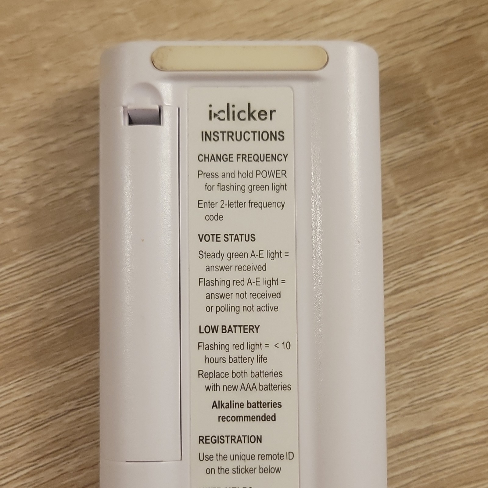 iClicker iClicker+ Classroom Response Remote Control Clicker, RLR15