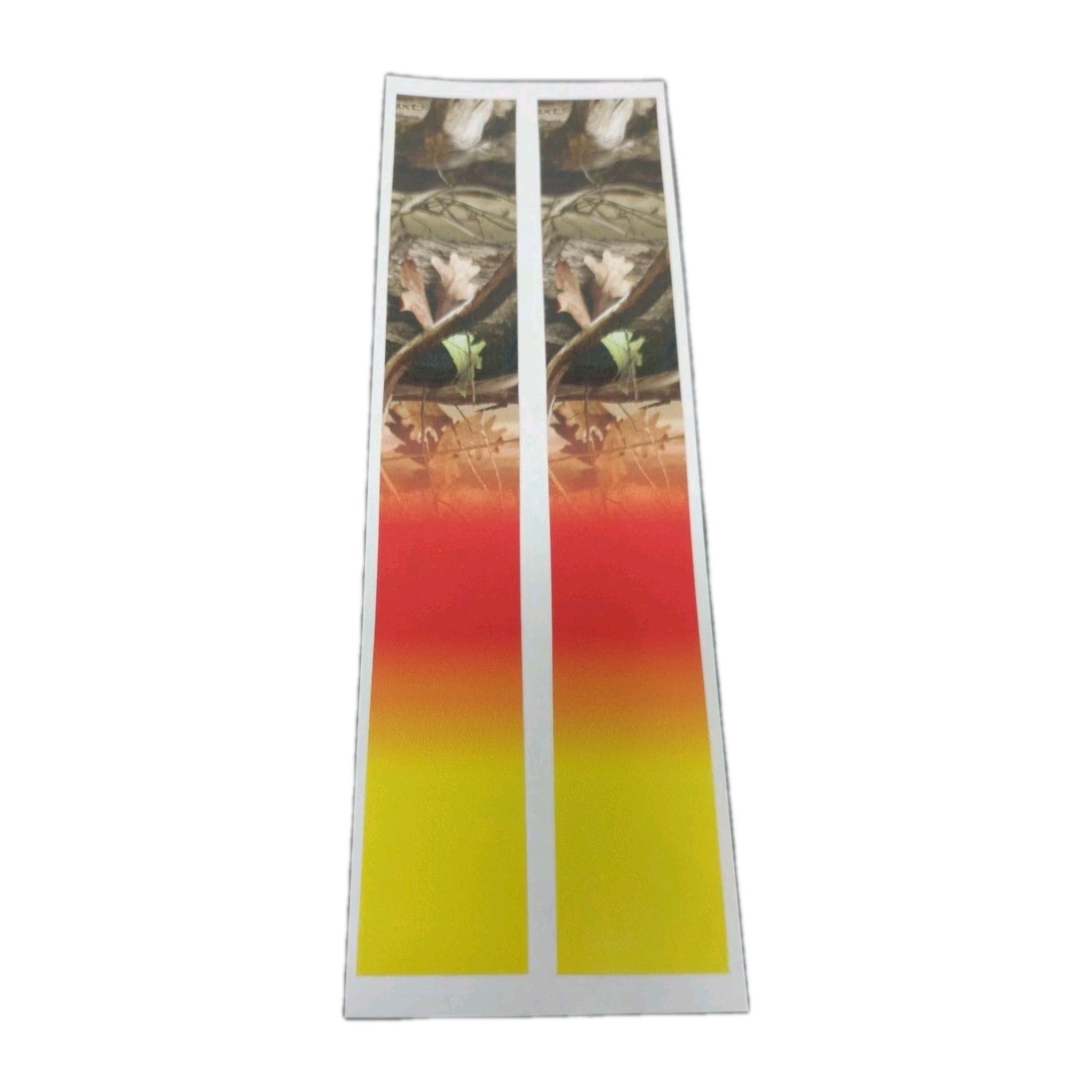 12 Pack 7" Arrow Wraps: Yellow & Red Fade To Next Generation G-1 Camouflage Camo