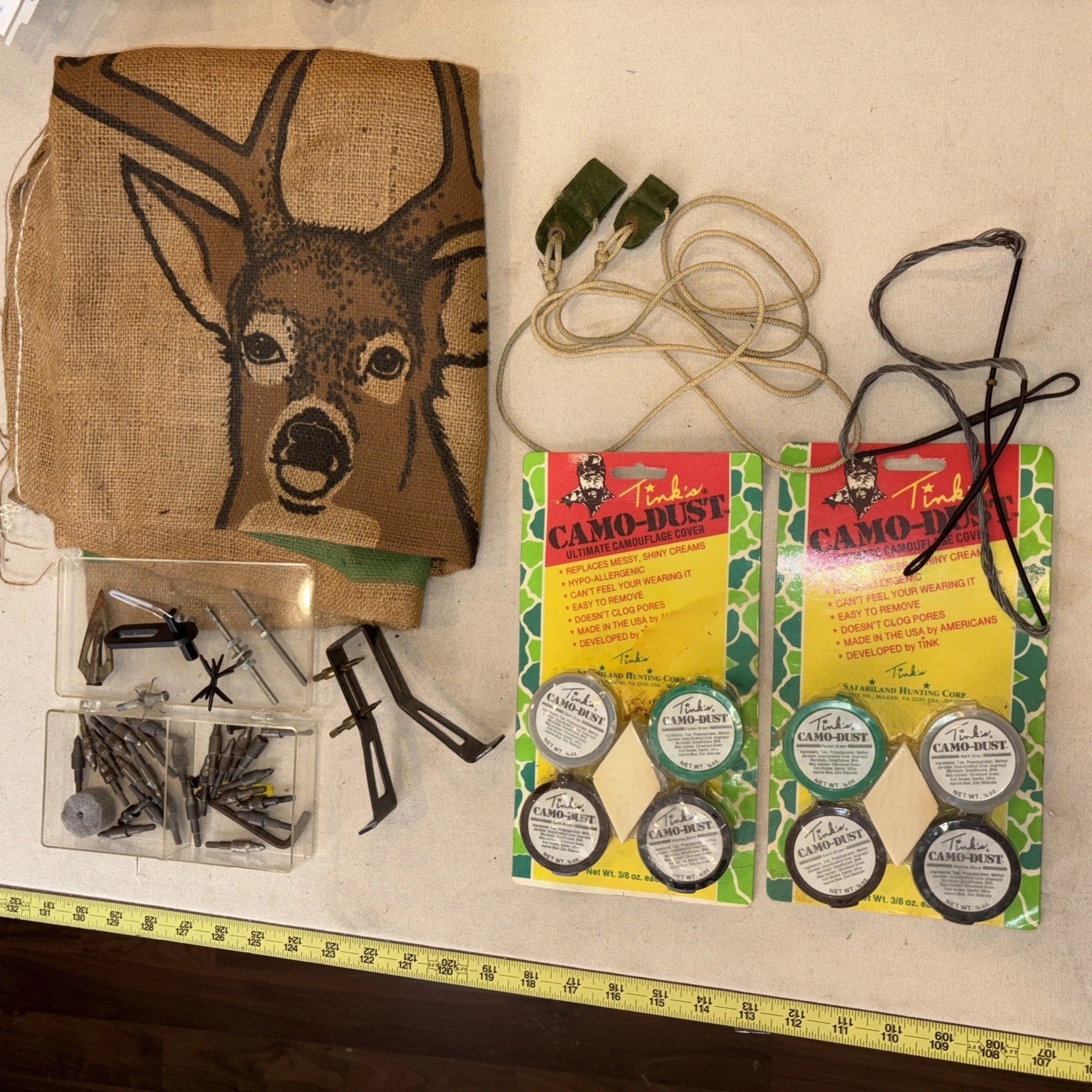 Vintage Collectible Supplies For Recurve Bow Hunting Archery Some New Some Used