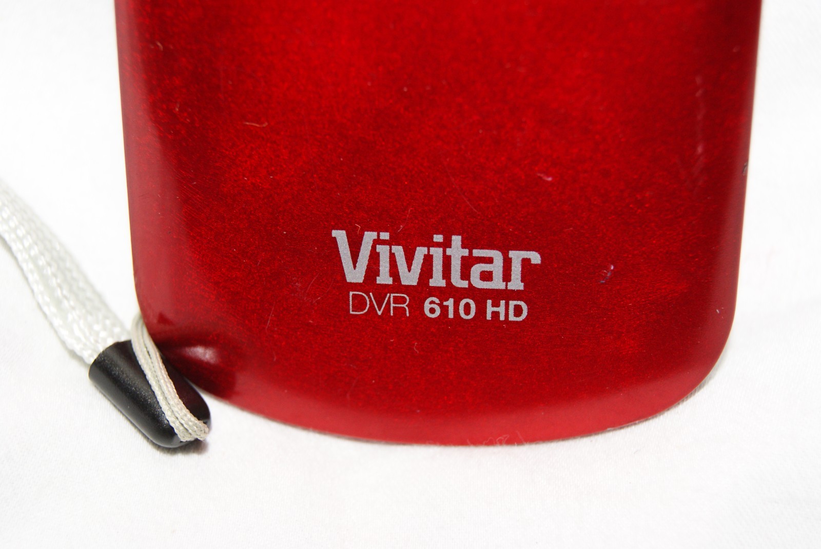 vivitar dvr 610 hd digital camera red tested & working
