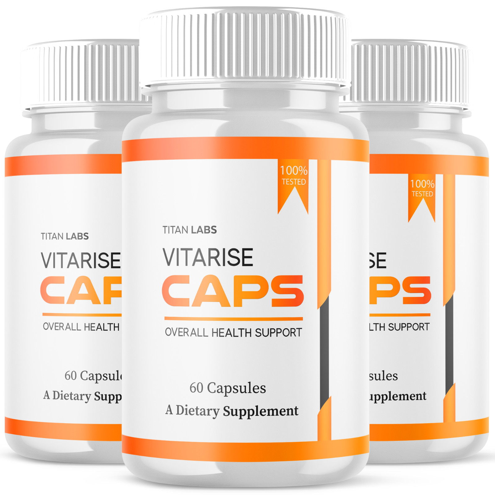 (3 Pack) Vitarise Advanced Energy & Fitness Supplement Vita Rise 180 Capsules