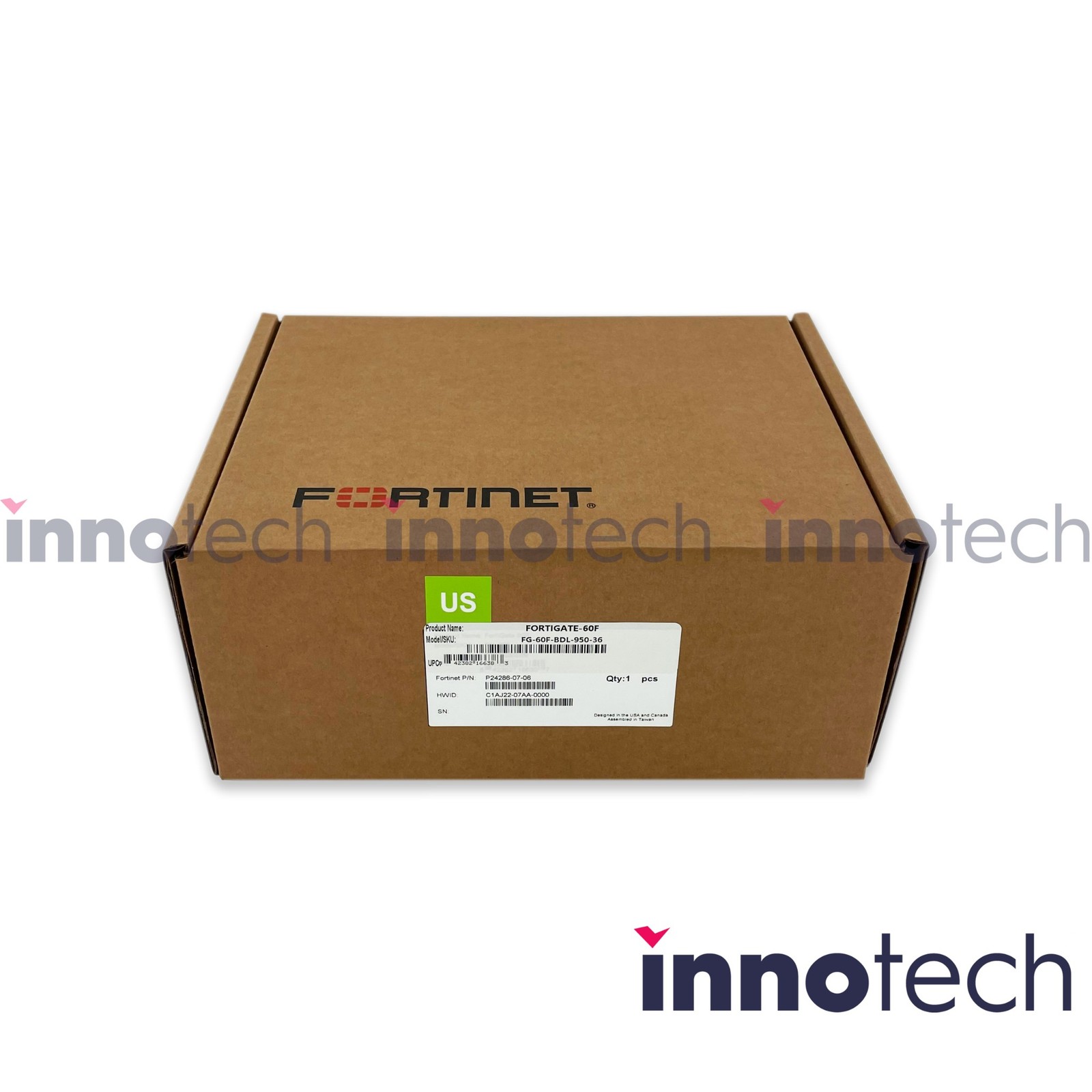 Fortinet FortiGate-60F Hardware 3YR 24x7 UTM Protection FG-60F-BDL-950-36 New
