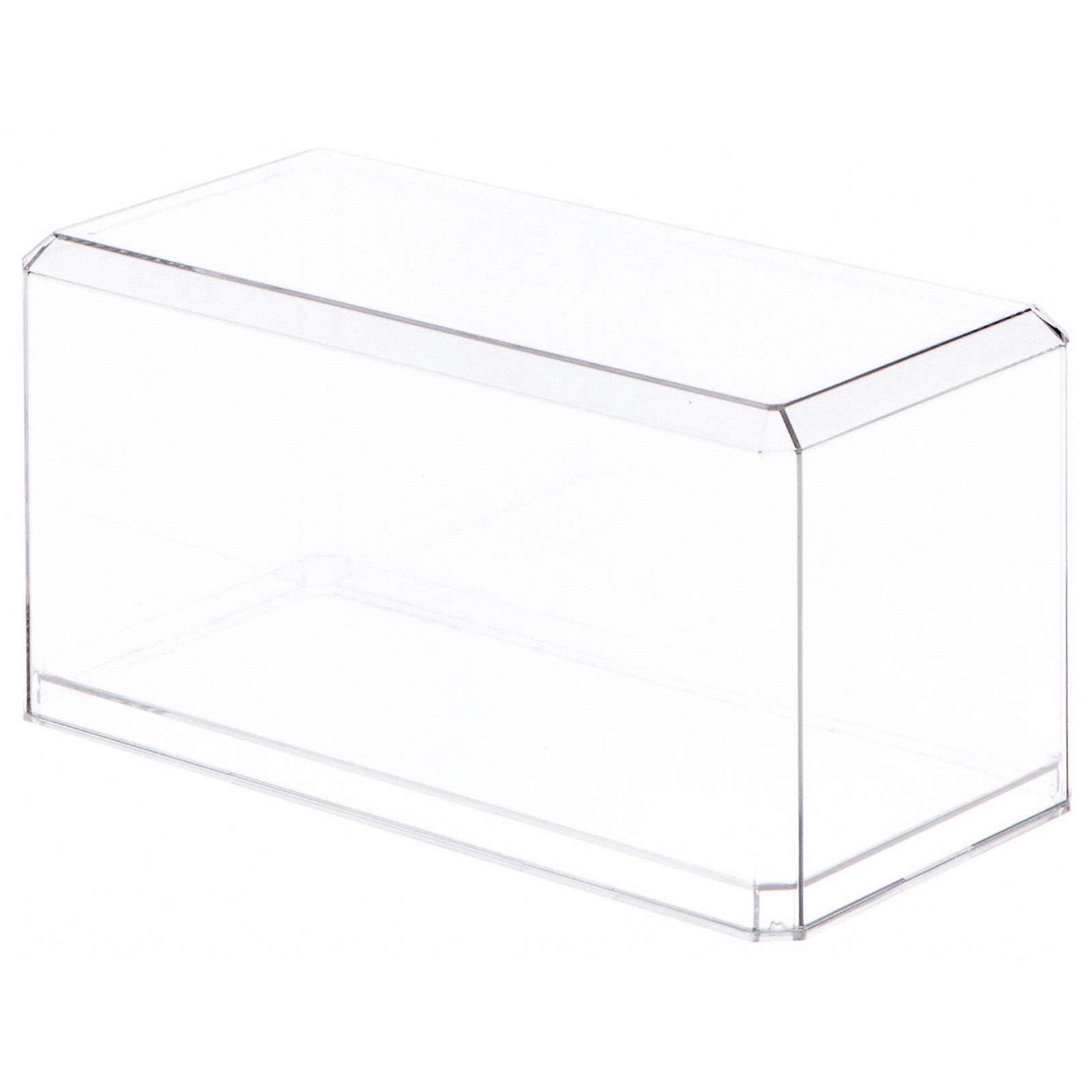 Pioneer Plastics Clear Beveled Edge Case, 4.375" x 4.125" x 9" (8 inch dolls)
