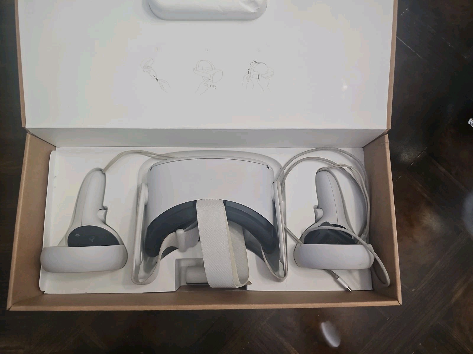Meta Quest 2 Standalone VR Headset w/ Touch Controllers, White