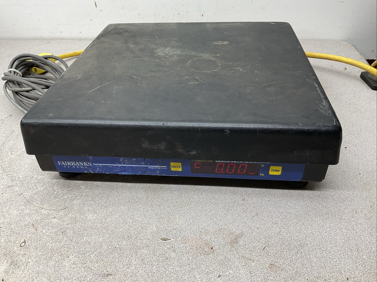 FAIRBANKS 70-2453-4 Digital Shipping Scale; TESTED, 150lb, 120/240VAC