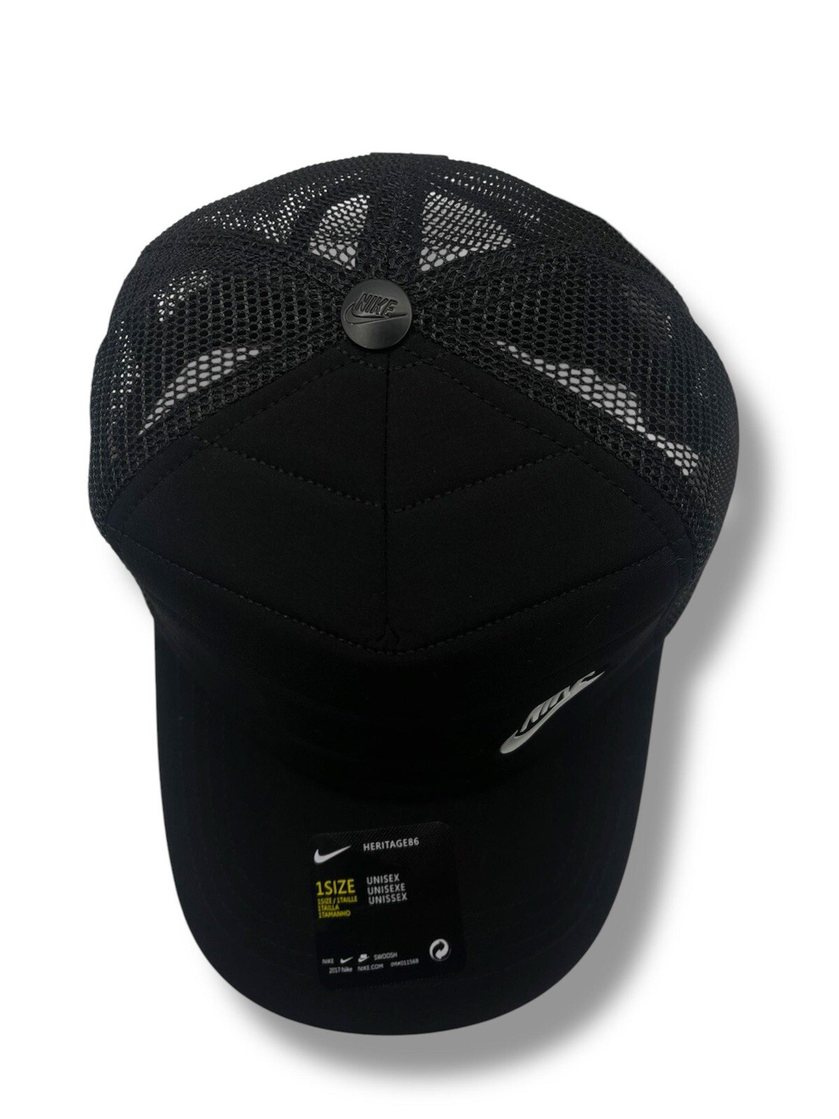 Nike Heritage 86 - Trucker Hat Adjustable Strap Black New with Tags