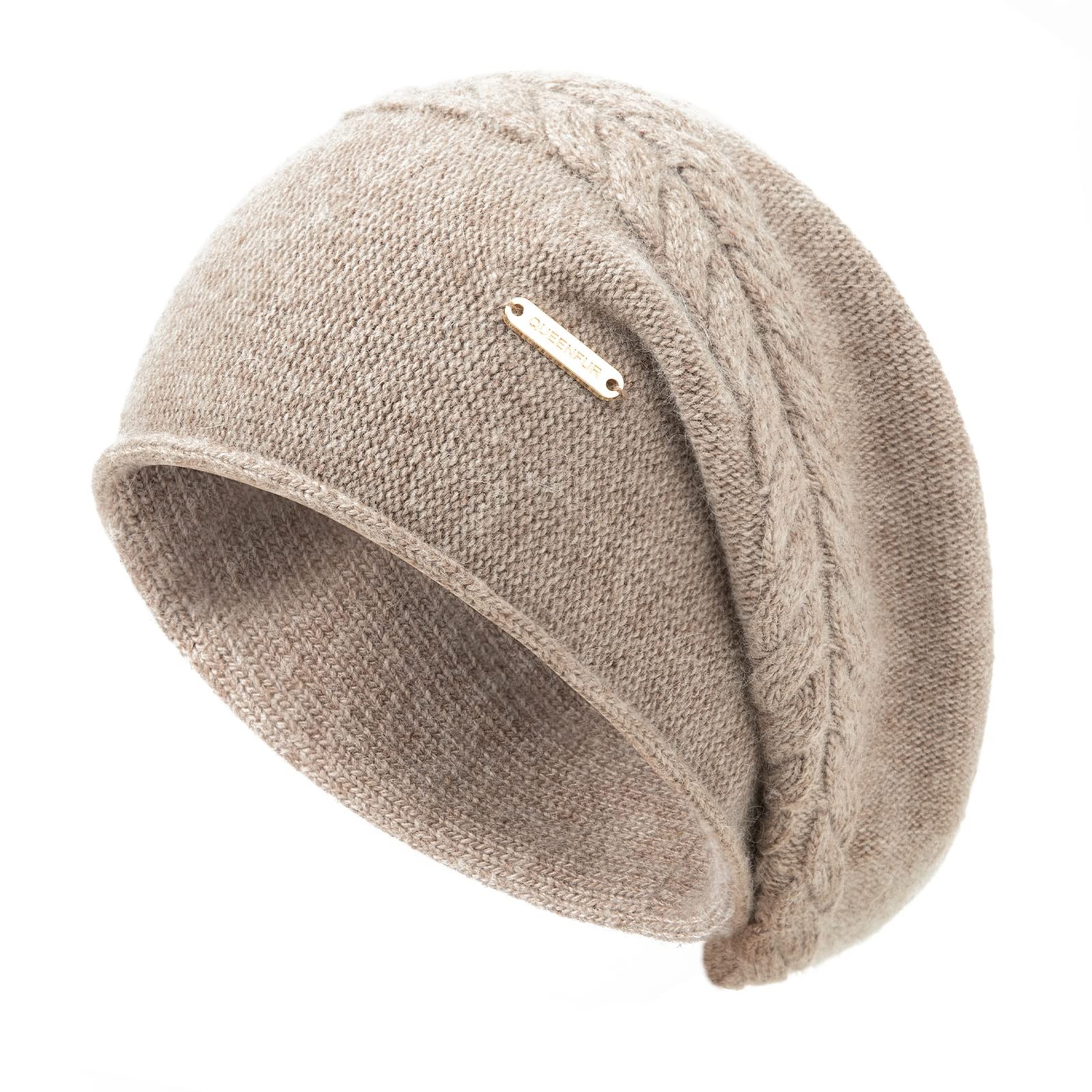 Knit Slouchy Beanie Hats for Women Cashmere Ski Cap Knitted Wool Soft Warm Wi...