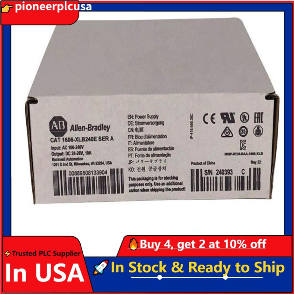 Allen-Bradley New In Box DC Power Supplies 1606-XLB240E 1606XLB240E
