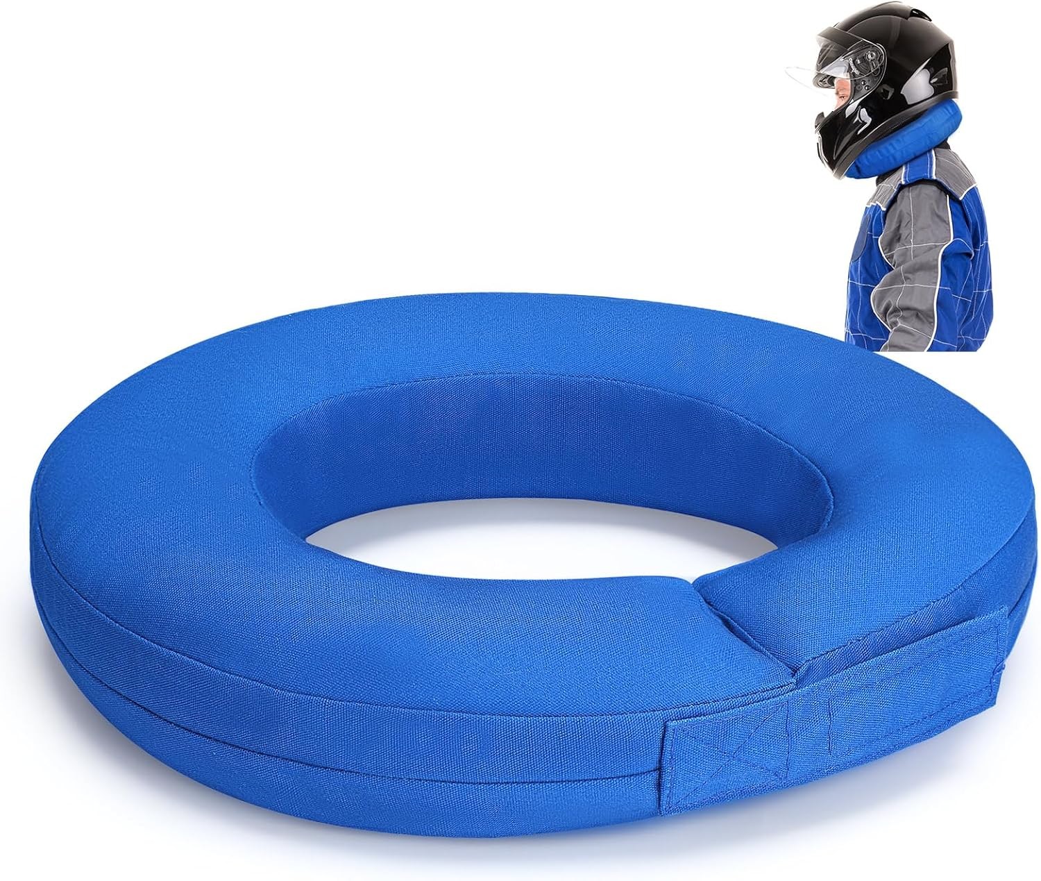 Helmet and Neck Support Collar 360 Degree Tapered Racing Neck Collar Brace He...