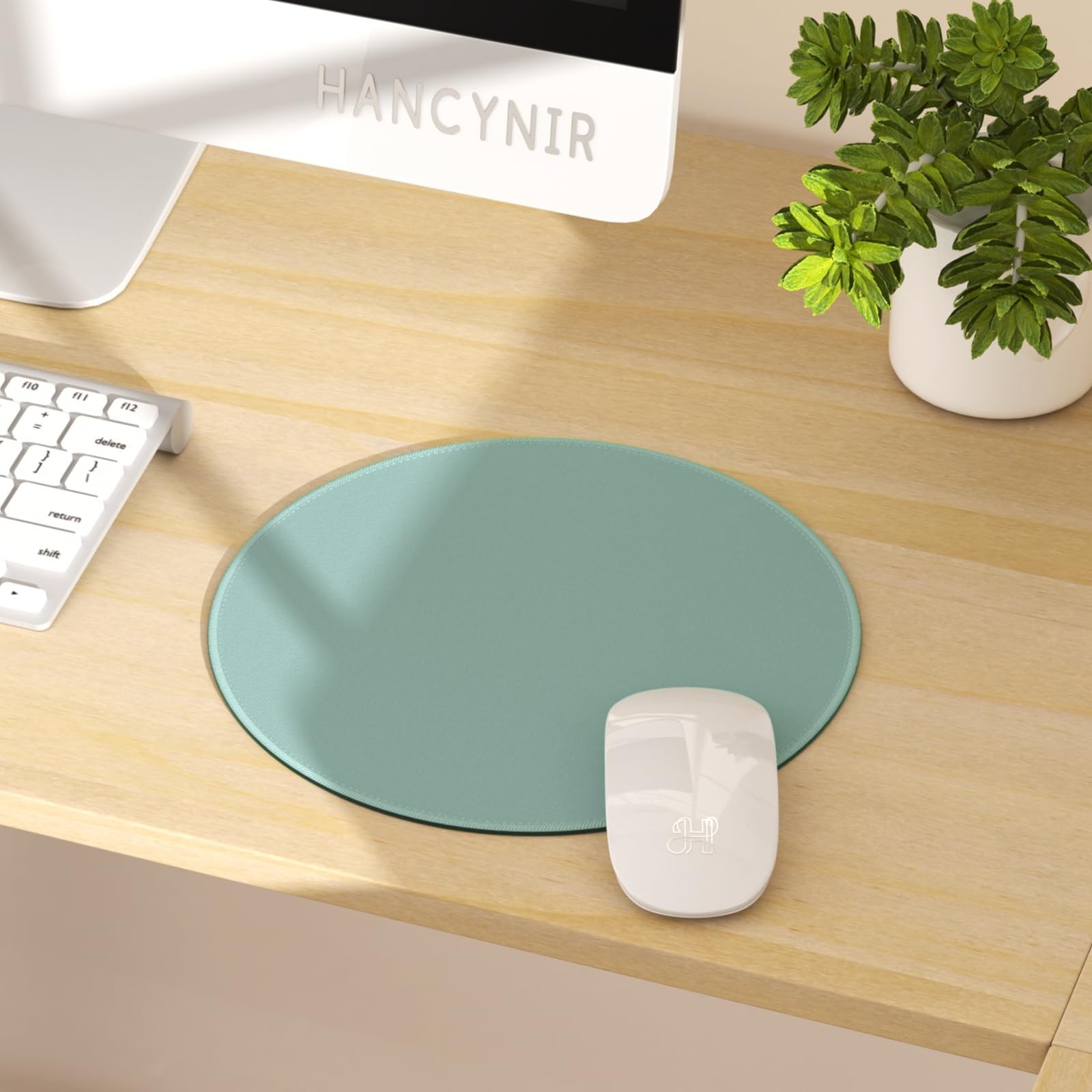Mouse Pad for Desk, Small Cute Mousepad with Non-Slip Base, Round Mouse Pads ...
