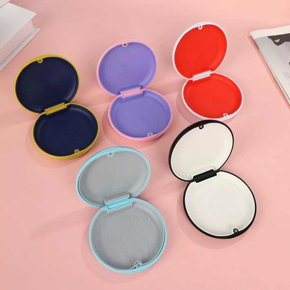 Orthodontic Case Dental Retainer Box Denture Storage Mouth Guard Organizer