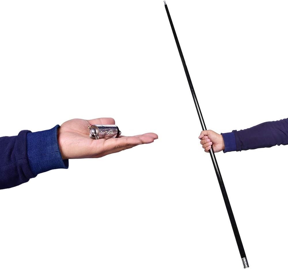 Magic Pocket Staff Metal Appearing Cane with Video Tutorial Link Magic