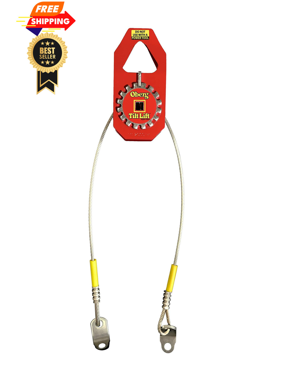 Oberg Tilt Lift Engine Leveler | Original Chainless Hoist Sling for Red