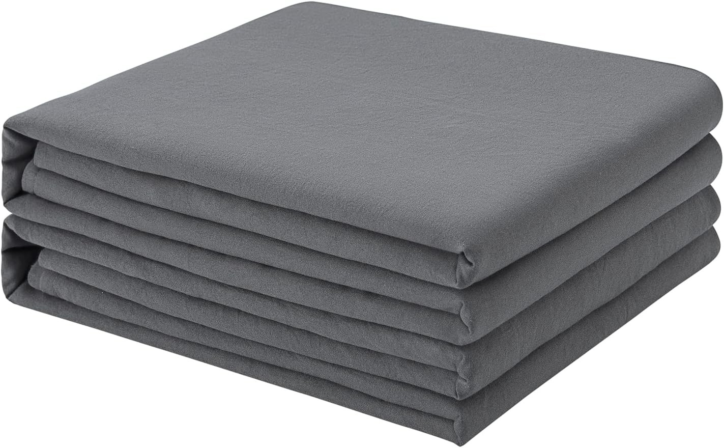 Twin Flat Sheets Only 2 Pack Hotel Quality Flat Bed Sheets Brushed Microfiber