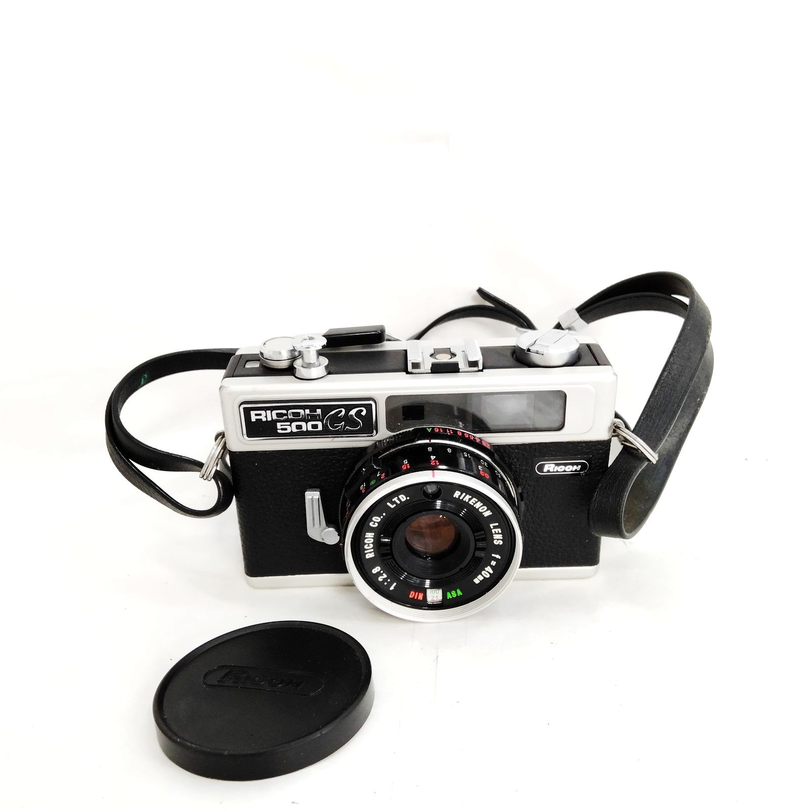 Ricoh 500GS Rangefinder Manual 35 mm Rikenon 1 2.8 f40mm 2904577
