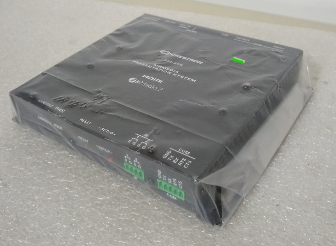 Crestron AM-200 AirMedia Presentation System Wireless & Wired Solution NO POWER