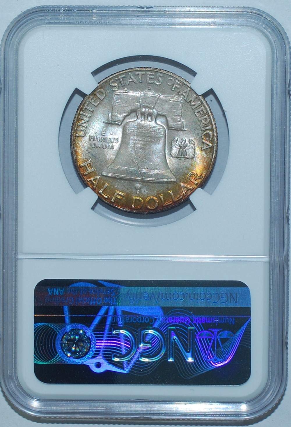 1949 D NGC MS66FBL Full Bell Lines Franklin Half Dollar