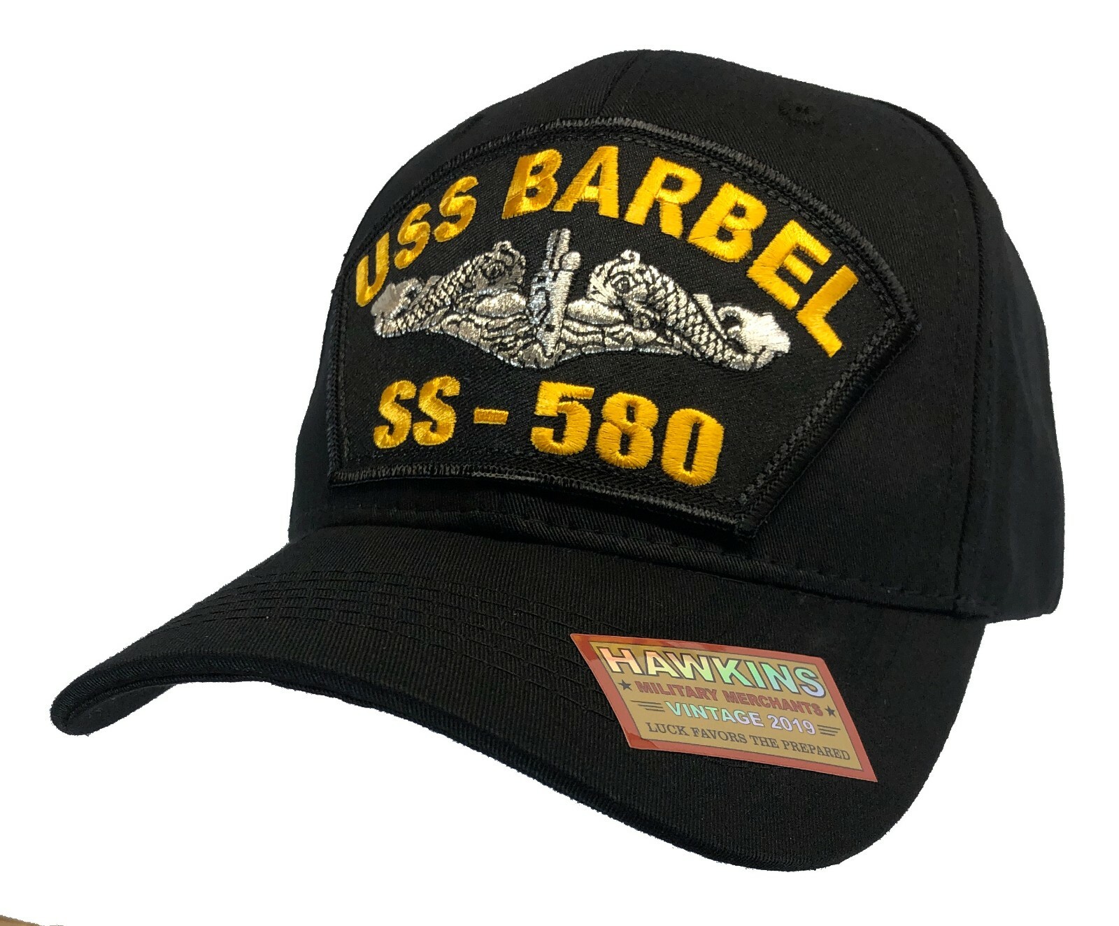 USS Barbel SS 580 Hat  (CLASSIC PATCH DESIGN)