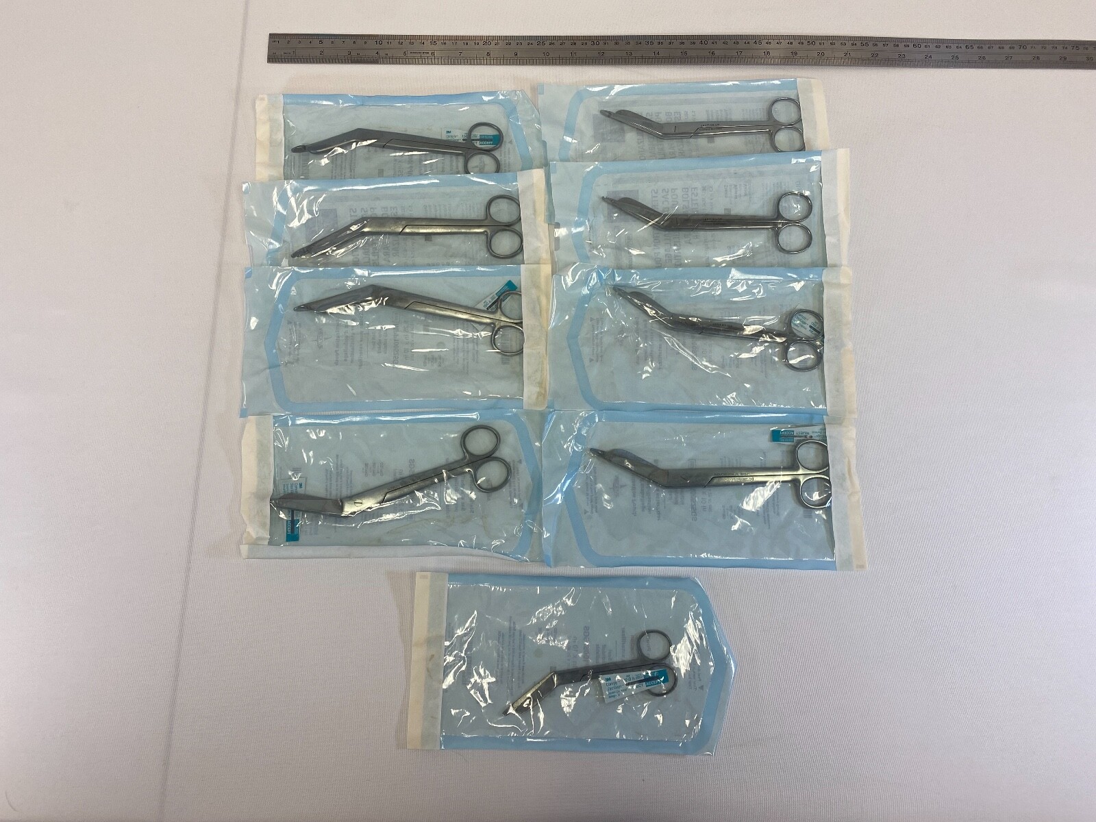 Lot of 9 Lister Bandage Scissors Jarit & Novo Surgical, Orthopedic
