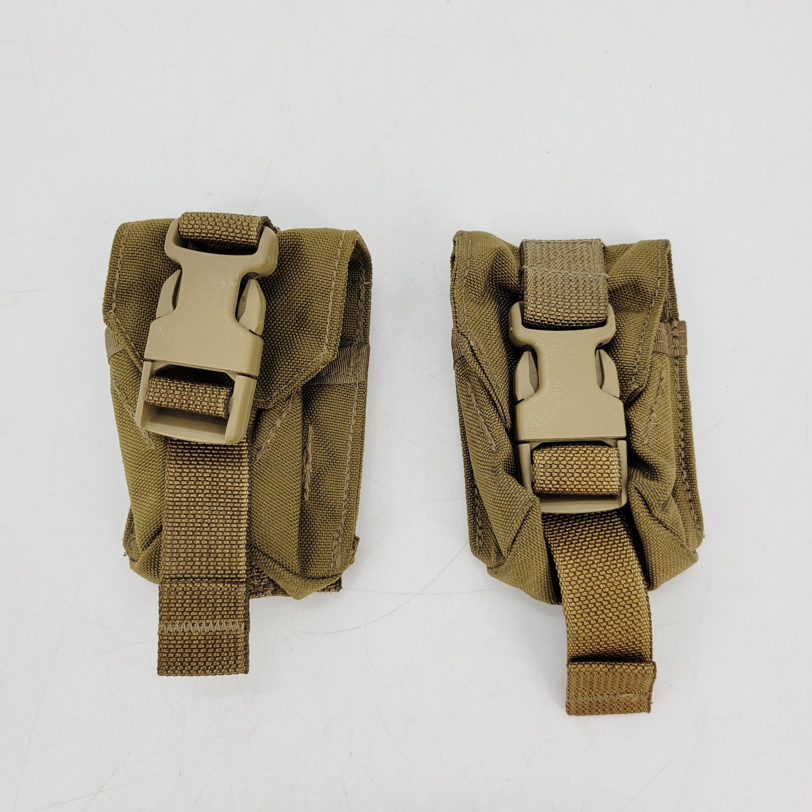 2 x OLDGEN Eagle Industries USMC FSBE Frag Grenade Pouch Coyote Green Label 2004