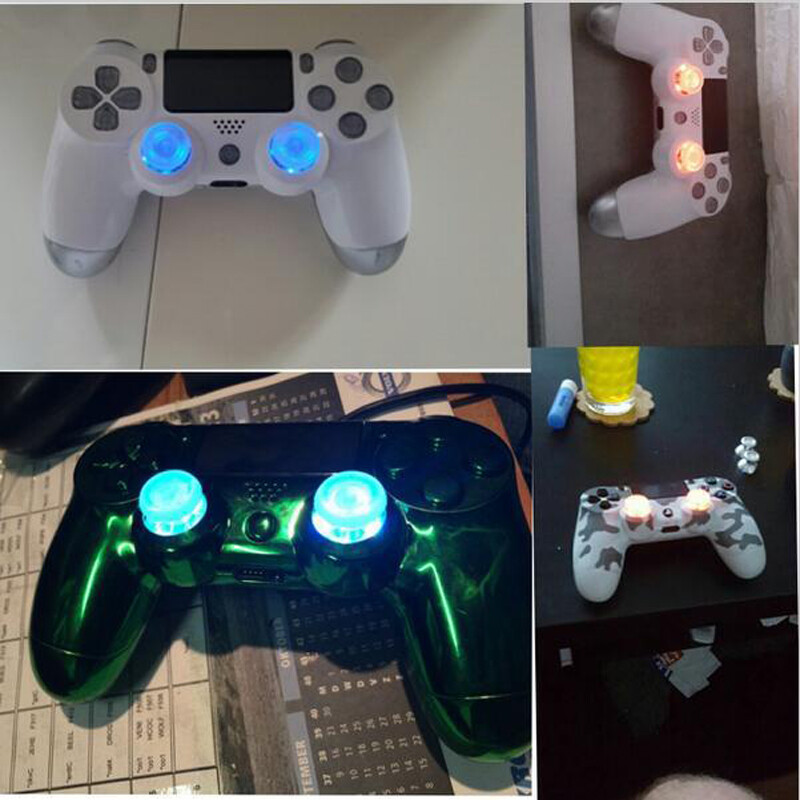 DIY Button Clear analog thumbstick LED Luminous board for PlayStation 4 PS4